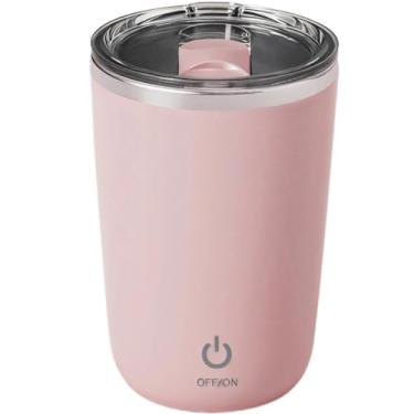 Imagem de Chewtoyo Copa elétrica automática de aço inoxidável Shake de proteína de aço inoxidável - proteína matcha latte para utensílios, cacau, aço inoxidável, 350 ml, coqueteleira recarregável