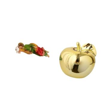 Imagem de Fenteer Estátua de Resina de José Jesus, Escultura para Mesa, Prateleira, Escritório, Carro, Frutas, Cerâmica, Estatueta, Coleção de Decoração, Artesanato, Or