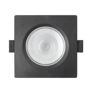 Imagem de Spot De Led Embutir Slim Par20 Quadrado 8w Preto Bivolt Blumenau 6500k Luz Fria