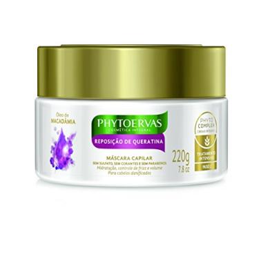 Imagem de Phyto Tratamento Máscara Reparadora de Queratina 220Gr, Phytoervas, Branco
