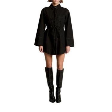 Imagem de AMUR Vestido feminino jeans Day, Jeans Carvão, 38