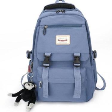 Imagem de Mochila Escolar Espaçosa de Nylon Premium - Monkey Teen-Unissex