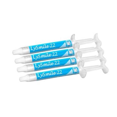 Imagem de Kit 4 Clareador Dental Caseiro Lysmile Gel 22% Lysanda