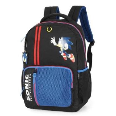 Imagem de Mochila De Costas Juvenil Escolar Sonic the Hedgehog-Masculino