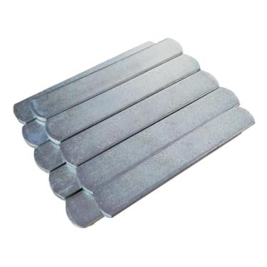 Imagem de UGPLM Conjunto de 10 placas de aço para colete com peso, equipamento de treino robusto e com capacidade de carga, blocos de peso ajustáveis ​​para, Xl