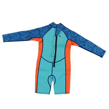 Imagem de Naroote Traje de Mergulho Infantil, Traje de Banho Térmico para Crianças, Função Protetora para Surf, Caiaque, Parques Aquáticos, Adequado para Meninos e Meninas de 12 a 13 Anos de Idade (Tamanho 12)