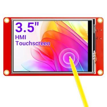 Imagem de ELECROW Tela ESP32 480 x 320, tela sensível ao toque HMI de 3,5 polegadas SPI TFT LCD Touchscreen com caixa de acrílico, processador LX6 dual-core de 32 bits, até 240 MHz, compatível com Arduino, LVGL
