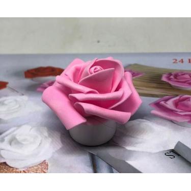 Imagem de 6 Pcs Luminaria Enfeite Led Flor Roses Decorativas FL-001 - Bazar, Ros