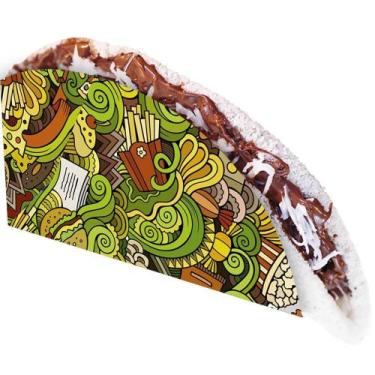 Imagem de Embalagem Para Tapioca Modelo Verde 300Un - Pdv Print