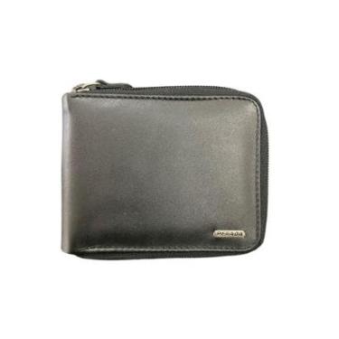 Imagem de Carteira Masculina Pegada Couro Original Porta Cartão Documento Ziper-Masculino