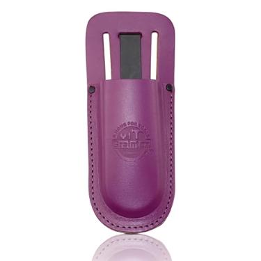 Imagem de Graintex Coldre de tesoura de poda e alicate para cinto de ferramentas, bolsa de couro para alicates, tesouras de jardim, tesouras de poda para fácil acesso com clipe, faca de couro e bainha de