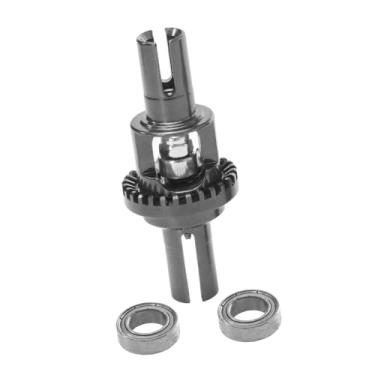 Imagem de simhoa Diferencial de carro RC 1:28, peça de reposição em metal, acessório para carro RC para Wltoys 284010 K989, caminhão de modelismo, Cinza