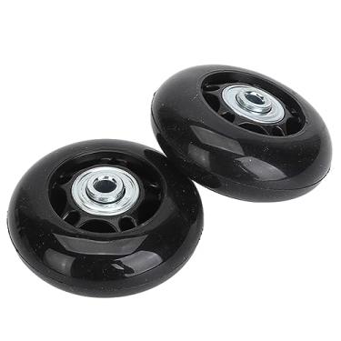 Imagem de YOUTHINK Rodas de Bagagem de 2 Unidades, Rodas de Substituição de Mala Universal de Borracha PU para Uma Experiência de Viagem Suave Com Rotação de 360 ​​graus para Todos Os Tipos de Bagagem de (#12)