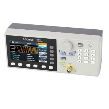 Imagem de Fafeicy Gerador de Sinal Gerador de Função Arbitrária de 60 MHz Com Mais de 160 Formas de Onda, Controle de Frequência de Alta Precisão para Experimentos Eletrônicos e Calibração de Sensor (#12)