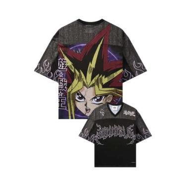 Imagem de Camisetas Esportivas Masculinas De Verão Com Gola Redonda Soltas E Con