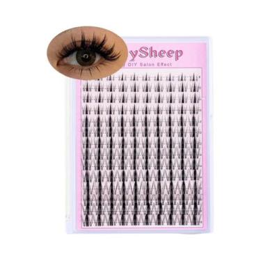 Imagem de Cílios Postiços Segmentados Naturais Para Cosplay E Manga, Extensões D
