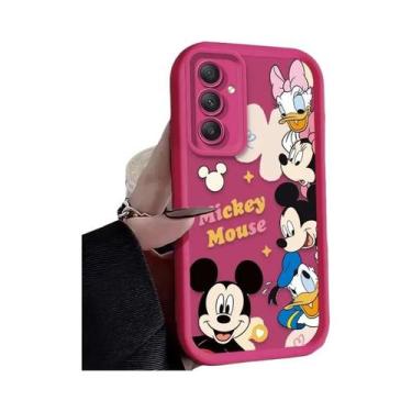 Imagem de Capa De Telefone Disney Mickey Minnie Para Samsung Galaxy A54 A05 A34 