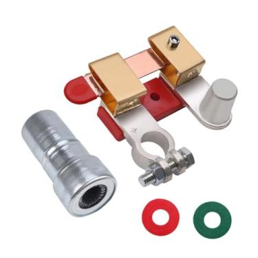Imagem de NITAGO Interruptor de Desconexão de Bateria com Escova de Limpeza, Junta, Interruptor Rápido, E Estável para Barcos, Pequenos Iates, Carros E, Positivo, Tamanho real