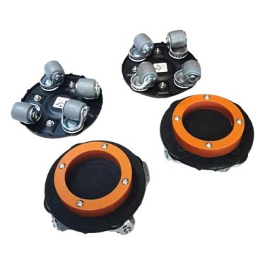 Imagem de JunZheHub 4 Rodízios para Piano, Plataformas para Móveis, Equipamentos, Protetores de Pés para Móveis Reforçados, Acessórios para Geladeira