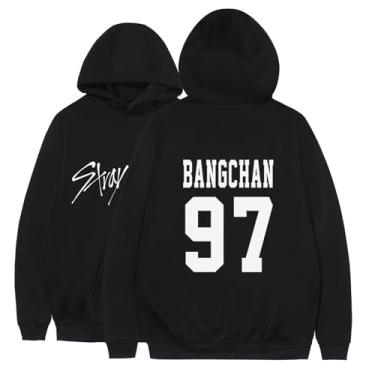 Imagem de Stray Kids Felix Merch Moletom com capuz Bangchan Jisung Minho Changbin Suéteres Hyun jin Álbum Unissex Adultos Pulôver Top