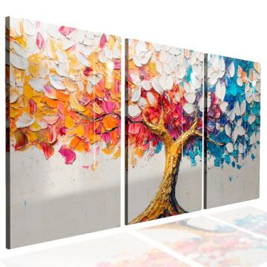 Imagem de Kit 3 Quadro Decorativo Sala Quarto Borboleta Gold Blue Asas 60x40 (2)