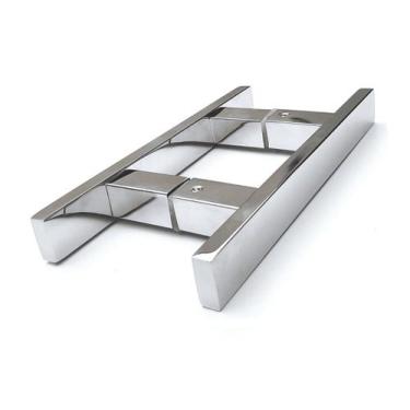 Imagem de Puxador duplo para porta de correr 20 cm aço inox 304 polido - Mega In