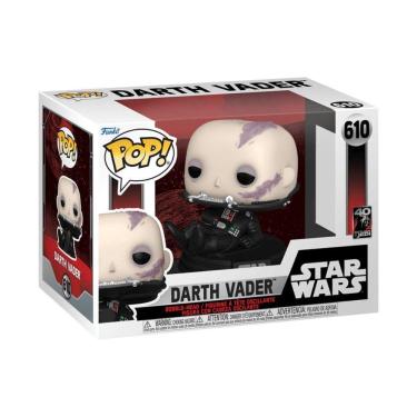 Imagem de Boneco Funko Pop! Star Wars - O Retorno De Jedi 40 Anos - Darth Vader Sem Máscara
