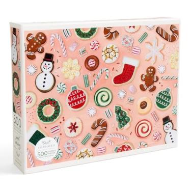 Imagem de Sweet Holiday Cookie Puzzle – 500 Piece Christmas Jigsaw Puzzle for Adults with Gingerbread, Peppermints, Snowmen & Festive Treats – Gift or Stocking Stuffer for Cookie Lovers & Puzzle Fans by 1Canoe2
