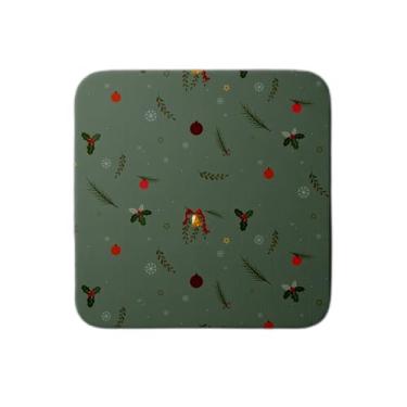 Imagem de Ladrilho Decorativo de Cerâmica Estampa Padrão de Ano Novo com Sino