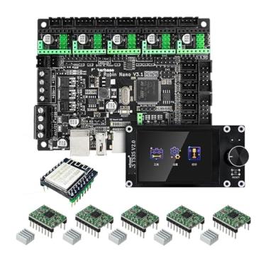 Imagem de Compatível com Makerbase MKS Robin Nano V3.1 Placa de controle de impressora 3D Placa mãe TS35 TFT Touch Screen compatível com A4988 TMC2209(Package 7)