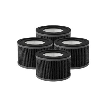 Imagem de Nispira Filtro de substituição True HEPA para purificador de ar, compatível com Tao Tronics TT-AP001, 4 pacotes
