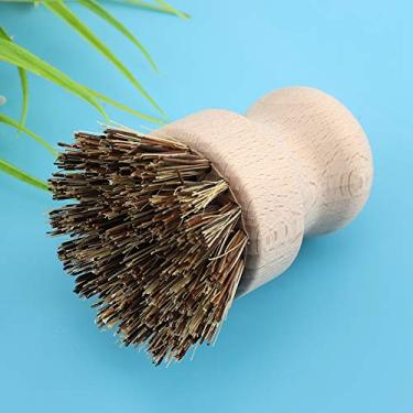 Imagem de GLOGLOW Escova de Limpeza Escova de Limpeza para Pia de Sisal de Faia, Material Natural, Ferramenta de Cozinha para de Vegetais e Tigelas, Materiais de de 3,1 X 2,0 X 2,0 pol.