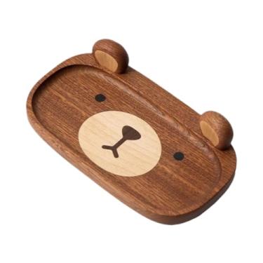 Imagem de Fenteer Bandeja Organizadora Multiuso em Formato de Urso para Entrada, Ideal para Joias, Pulseiras E Mesas