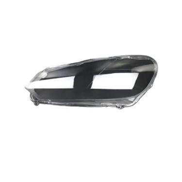 Imagem de Farol do carro vidro transparente abajur claro farol lâmpada compatível com vw golf 6 xenon/gti 2010 2011 2012 2013(Left)