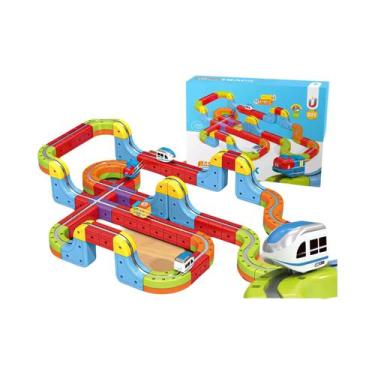 Imagem de Conjunto De Blocos De Construção Magnéticos DIY Para Crianças, Brinque