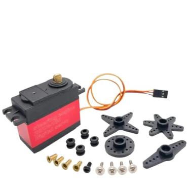 Imagem de Servo motor digital TD-8120MG 180 270 360 graus alto torque metal engrenagem servomotor 20kg 1 peça (360 graus)