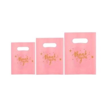 Imagem de Sacolas Plásticas Duráveis Com Alça Para Lojas De Varejo De Pequenos N