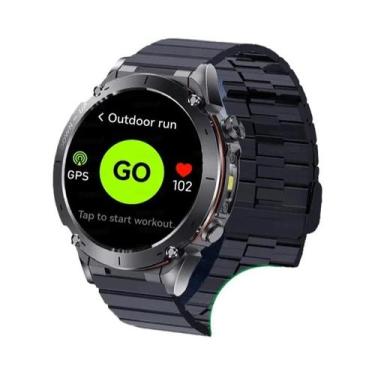 Imagem de Relógio Inteligente Ultra GPS Masculino 10ATM À Prova D'Água Com Banda