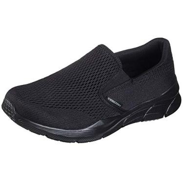 Imagem de Skechers Mocassim Masculino Sem Cadarço, Preto/preto, 8