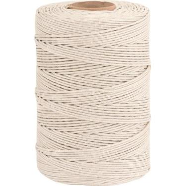 Imagem de Corda Multifilamento Trançada 3,0mm 4,5kg 603 Metros Branca - Vonder