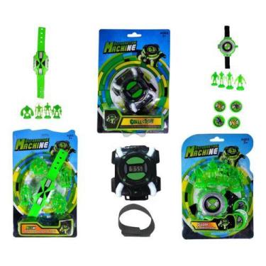 Imagem de Relógios Ben10 Ominitrix Lançador Disco Luz E Som 3 Peças - Machine De