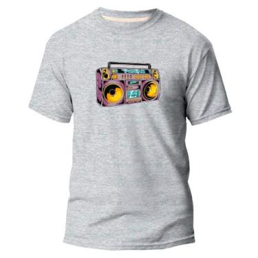 Imagem de Camiseta Básica Algodão Premium Estampa Digital  Som Tumblr  - Pavesi,