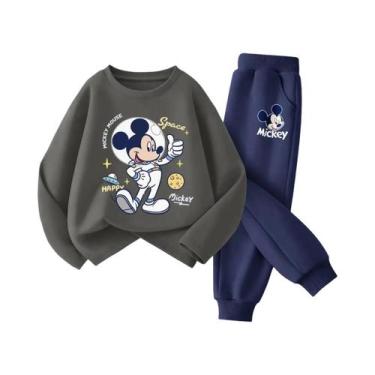 Imagem de Conjunto De Agasalho Disney Mickey Para Bebês, Meninos E Meninas, Outo