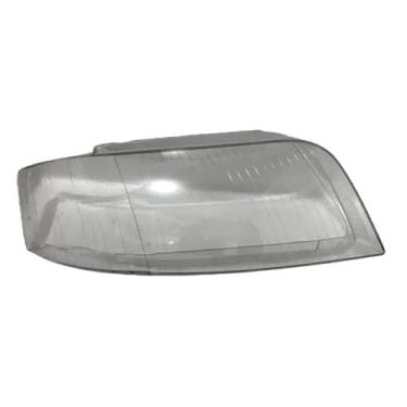 Imagem de Compatível com audi a6 c5 2003-2005 os faróis dianteiros do escudo da lâmpada de vidro, máscaras de tampa transparente(Left)