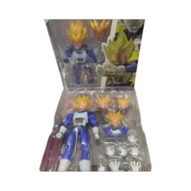 Imagem de Figuras De Ação Super Saiyan Son Goku Vegeta Dragon Ball Anime Modelo 