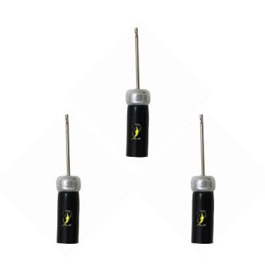 Imagem de KIT 3 Bico Agulha para Bomba de Ar Encher Inflar Bolas Futebol JFIT