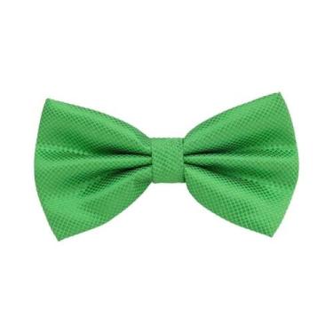 Imagem de Gravata Borboleta Masculina Clássica Em Tecido Liso Para Casamento E B