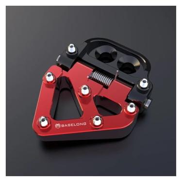 Imagem de Anti-derrapante Para husqvarna 701 enduro supermoto 2016-2022 te fe 125-501 fc 250 350 450 tc 125 placa de passo pedal freio dobrável(Red)