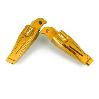 Imagem de Anti-derrapante Pés dobráveis ​​rearset para MT-03 2013-2020 MT07 MT09 TMAX 530 2013-2018 NMAX 155 2015-2018 XP 500 560(Gold TMAX)