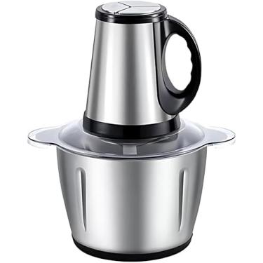 Imagem de Multiprocessador Elétrico de Alimentos 2L • Tritura Carnes e Legumes • Potente e Cor Metalizada (2L 110V) (110, Volts)